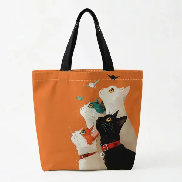 Geschenke für Katzenliebhaber: Tragetasche Katzen und Vögel – Bild 18