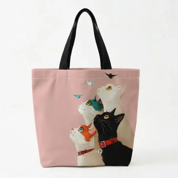 Geschenke für Katzenliebhaber: Tragetasche Katzen und Vögel – Bild 13