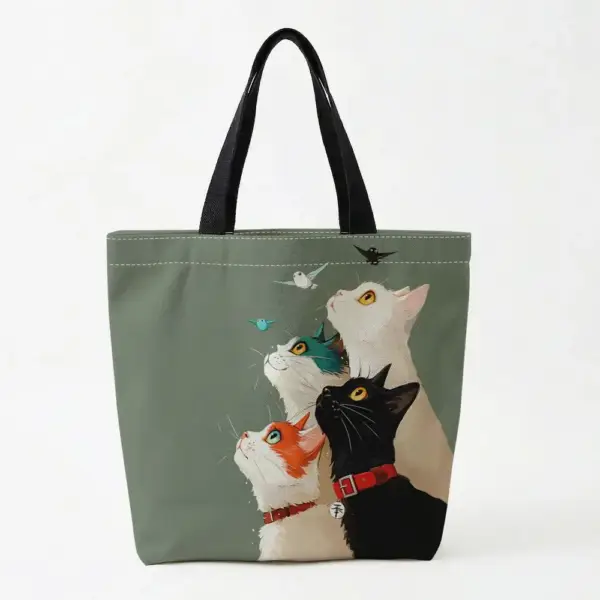 Geschenke für Katzenliebhaber: Tragetasche Katzen und Vögel – Bild 12