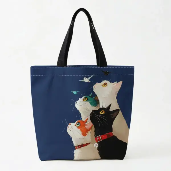 Geschenke für Katzenliebhaber: Tragetasche Katzen und Vögel – Bild 15