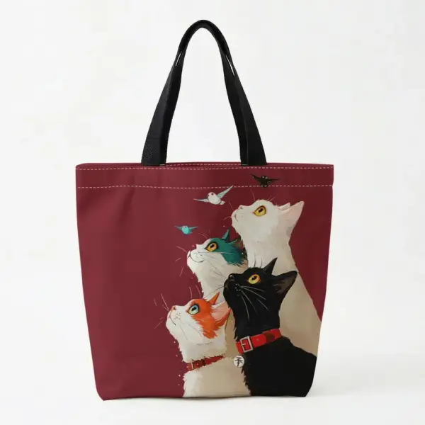 Geschenke für Katzenliebhaber: Tragetasche Katzen und Vögel – Bild 11