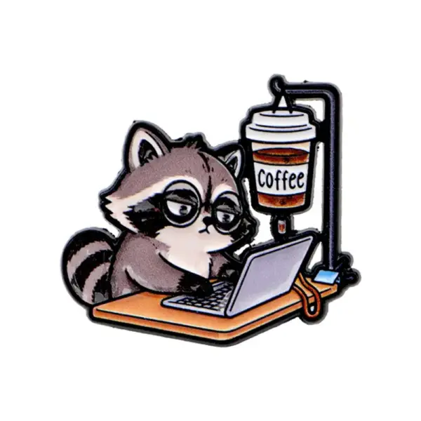 Geschenke für Katzenliebhaber: Pin mit Katze am Laptop – Bild 11