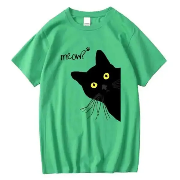 Geschenke für Katzenliebhaber: Herren T-Shirt mit Katzenmotiv – Bild 7