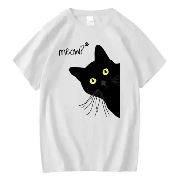 Geschenke für Katzenliebhaber: Herren T-Shirt mit Katzenmotiv – Bild 9