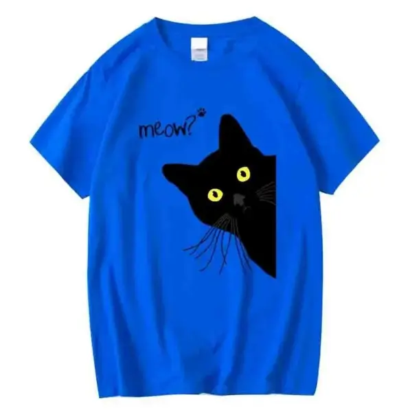 Geschenke für Katzenliebhaber: Herren T-Shirt mit Katzenmotiv – Bild 8
