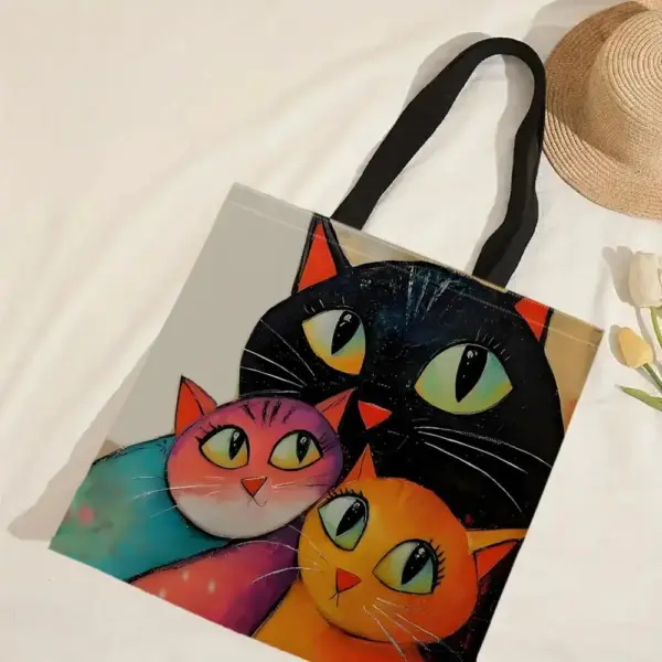 Geschenke für Katzenliebhaber: Tragetasche mit Katzenmotiv – Bild 5