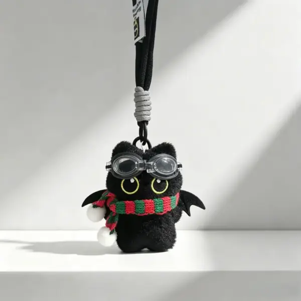 Geschenk für Katzenliebhaber: Katzen-Schlüsselanhänger mit Brille – Bild 20